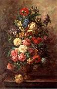 unknow artist Floral, beautiful classical still life of flowers.061 oil painting on canvas
